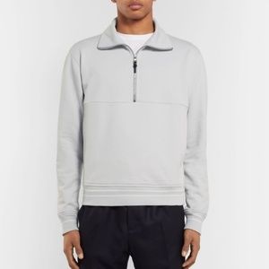Mr P Mr Porter - Ribbed Cotton Half-Zip Sweater Jumper XS